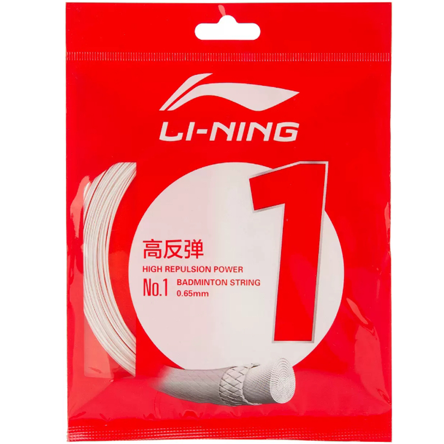 Струна для бадминтона LI-NING №1 (10 метров) WHITE. 
